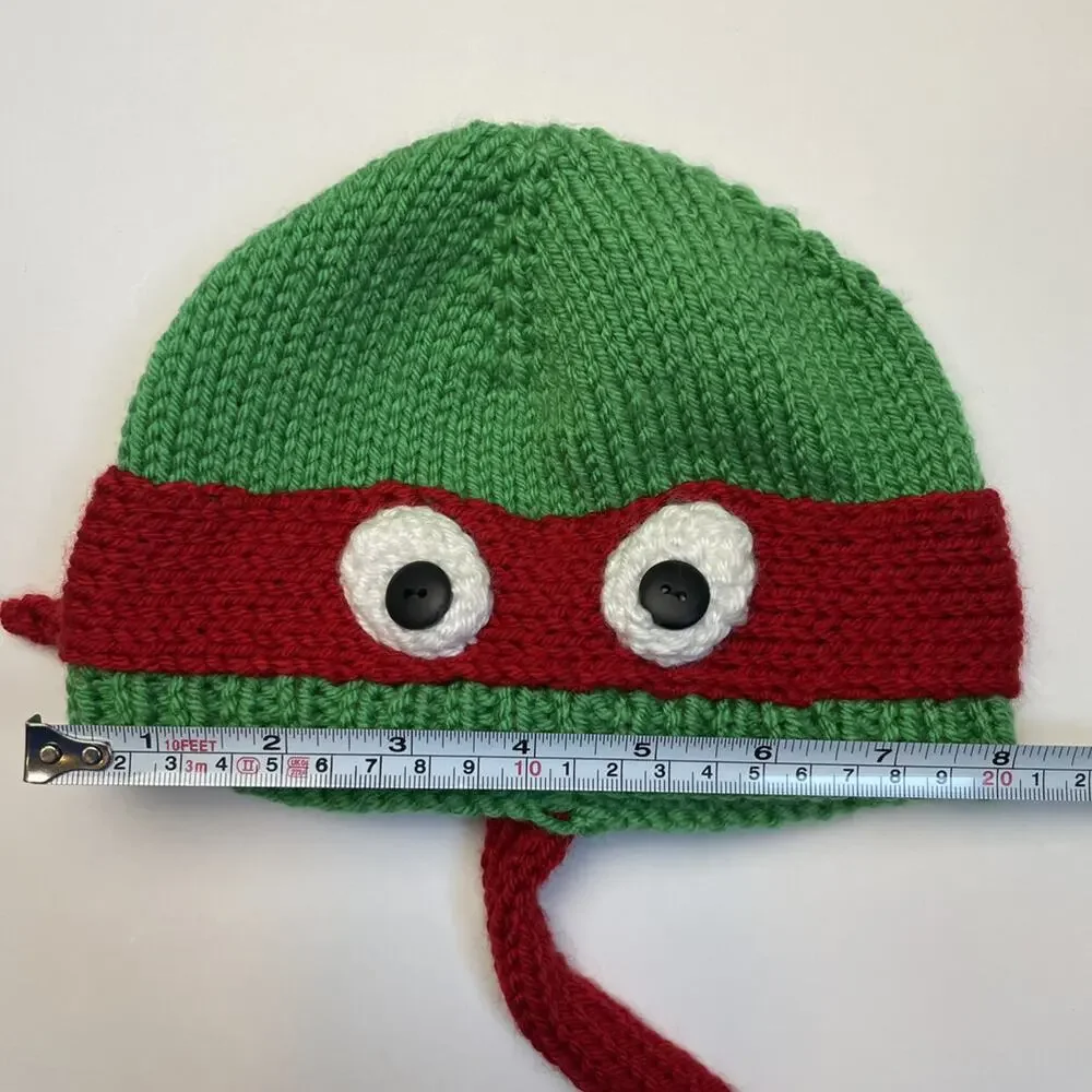 Crocheted Ninja Turtle Hat
